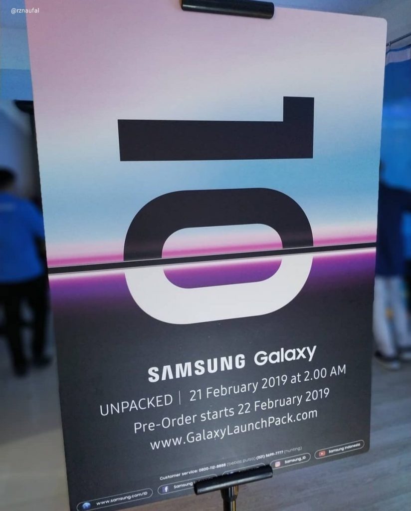 Samsung Galaxy 10 предпродажи 